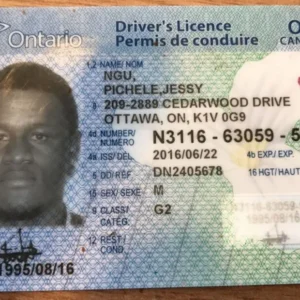 Buy canadian driver's license