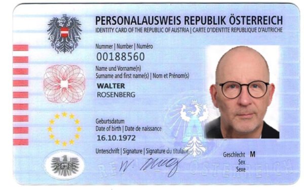 Buy real Austrian ID card online