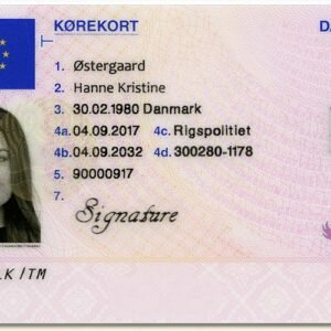 Buy Danish drivers license Online