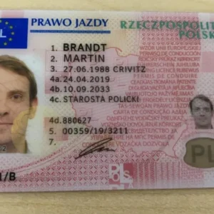 Buy Polish drivers license