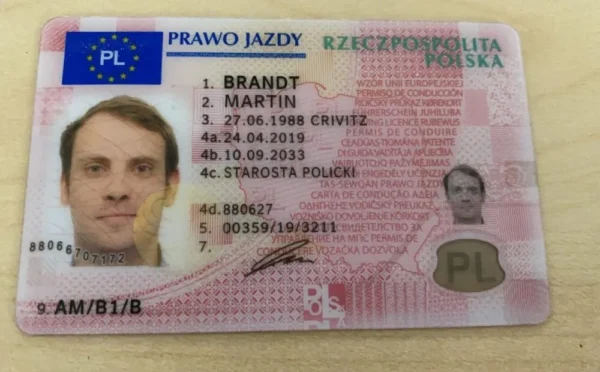 Buy Polish drivers license