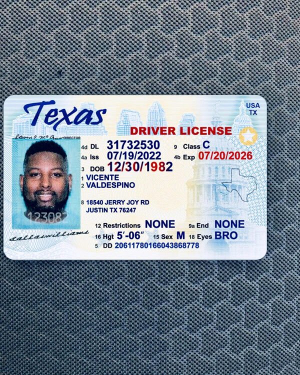 buy Texas drivers license online