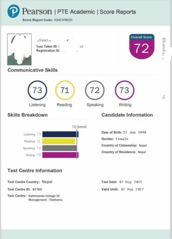 Genuine and Verifiable pte Certificate