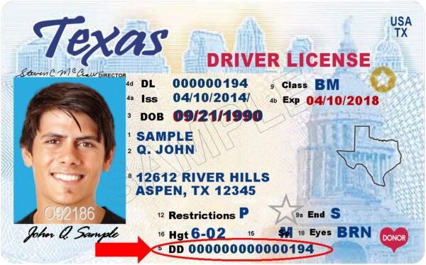 Buy Texas Drivers license online